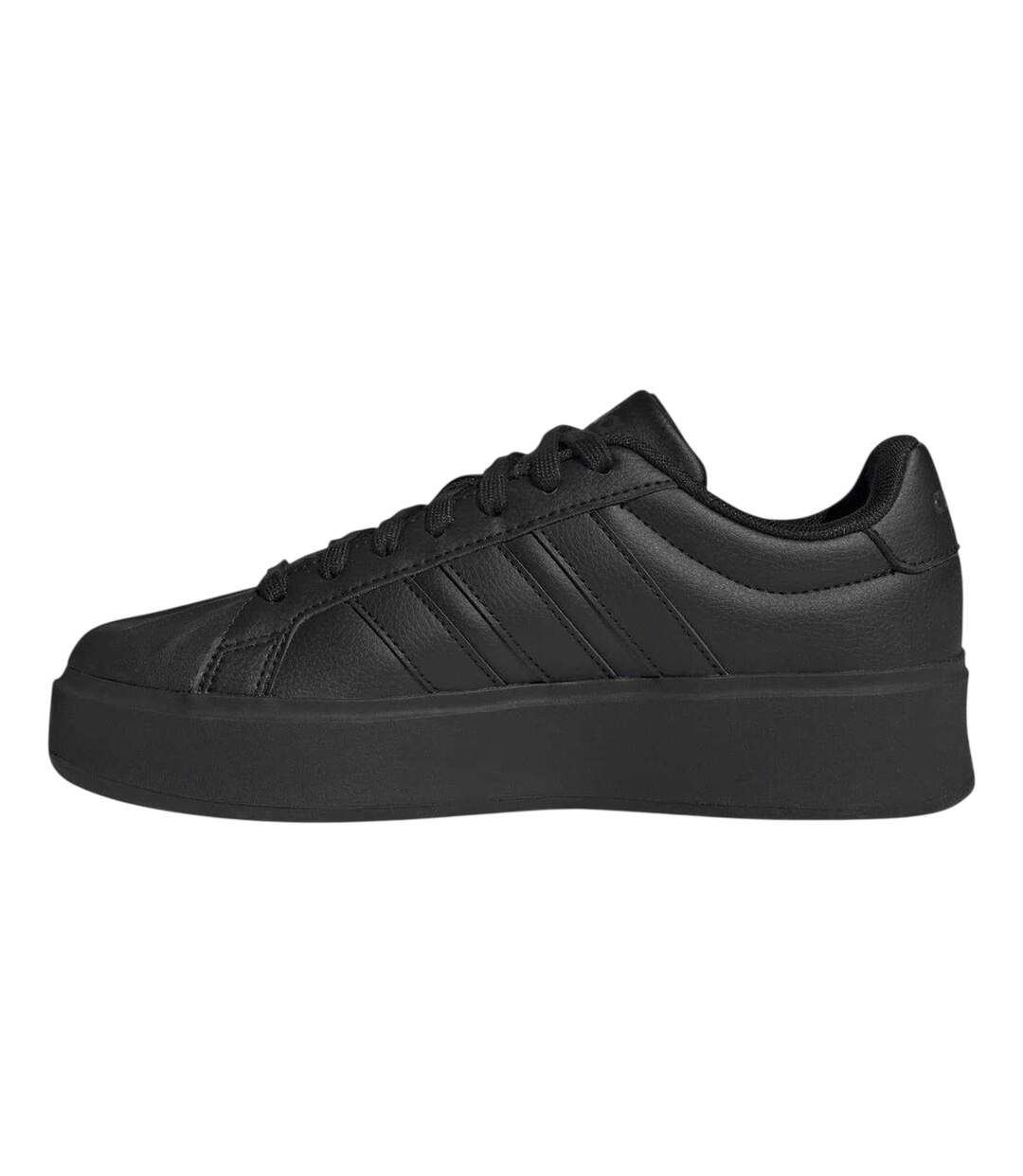 Womens/ladies Streetalk Bold Trainers Triple Black Adidas-3