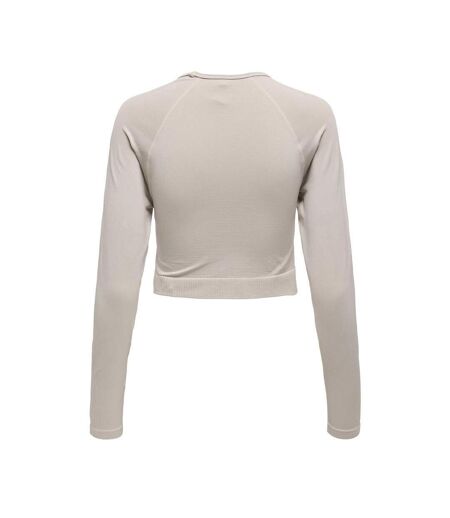 Top de sport Beige Femme Only Jiji Seam - L