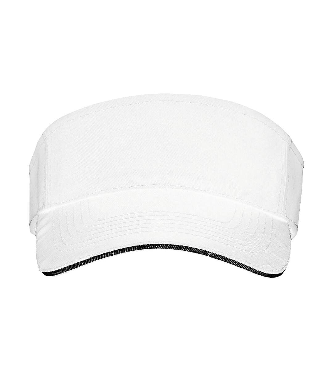 Casquette visière adulte unisexe blanc/noir SOLS