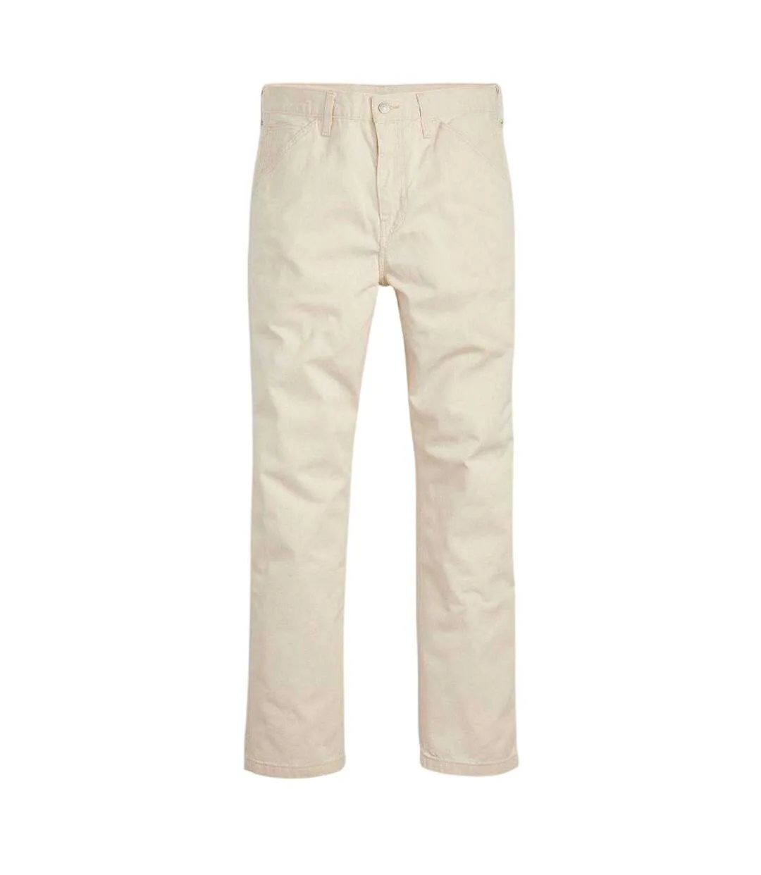 Mens Denim Carpenter Mid Rise Jeans Ecru Levis-2