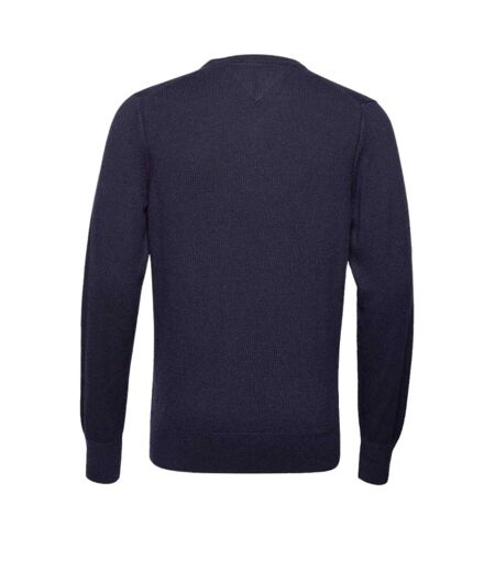 Sweat Homme Bleu Marine Chiné Tommy Hilfiger