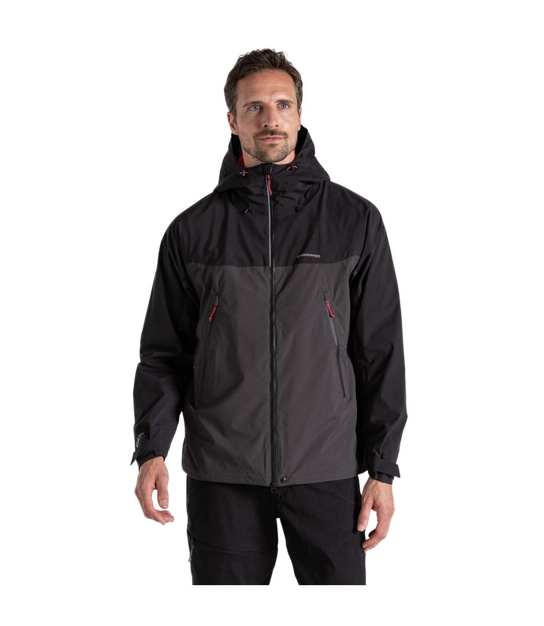 Veste imperméable diggory homme noir / poivre noir Craghoppers-3