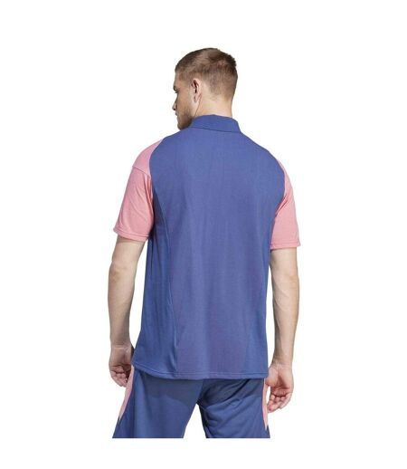 Polo Motif/style Olympique Lyonnais Tiro Homme Bleu Indigo Adidas