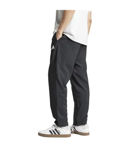 Mens Stanford Joggers Black White Adidas