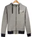 AXXANO AH1169M — Sweat à capuche marine et écru : le confort texturé 100% coton-2