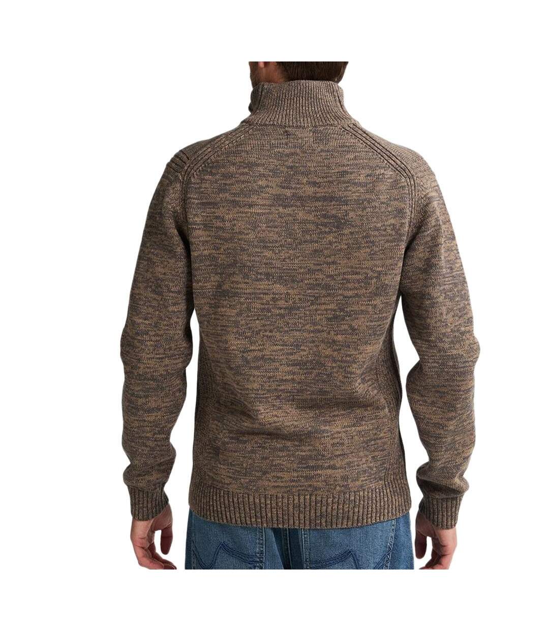 Pull marron homme petrol industries knitwear-2