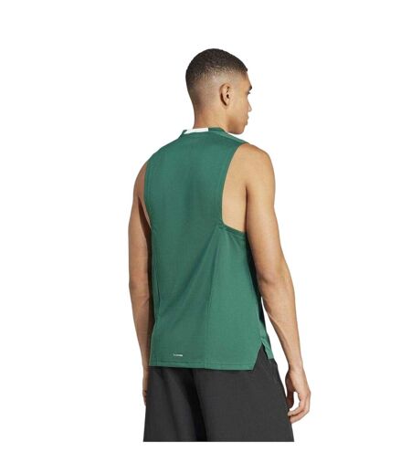Débardeur Sans Manches Motif/style Logo Imprimé Homme Vert Blanc Adidas