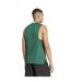 Débardeur Sans Manches Motif/style Logo Imprimé Homme Vert Blanc Adidas-3