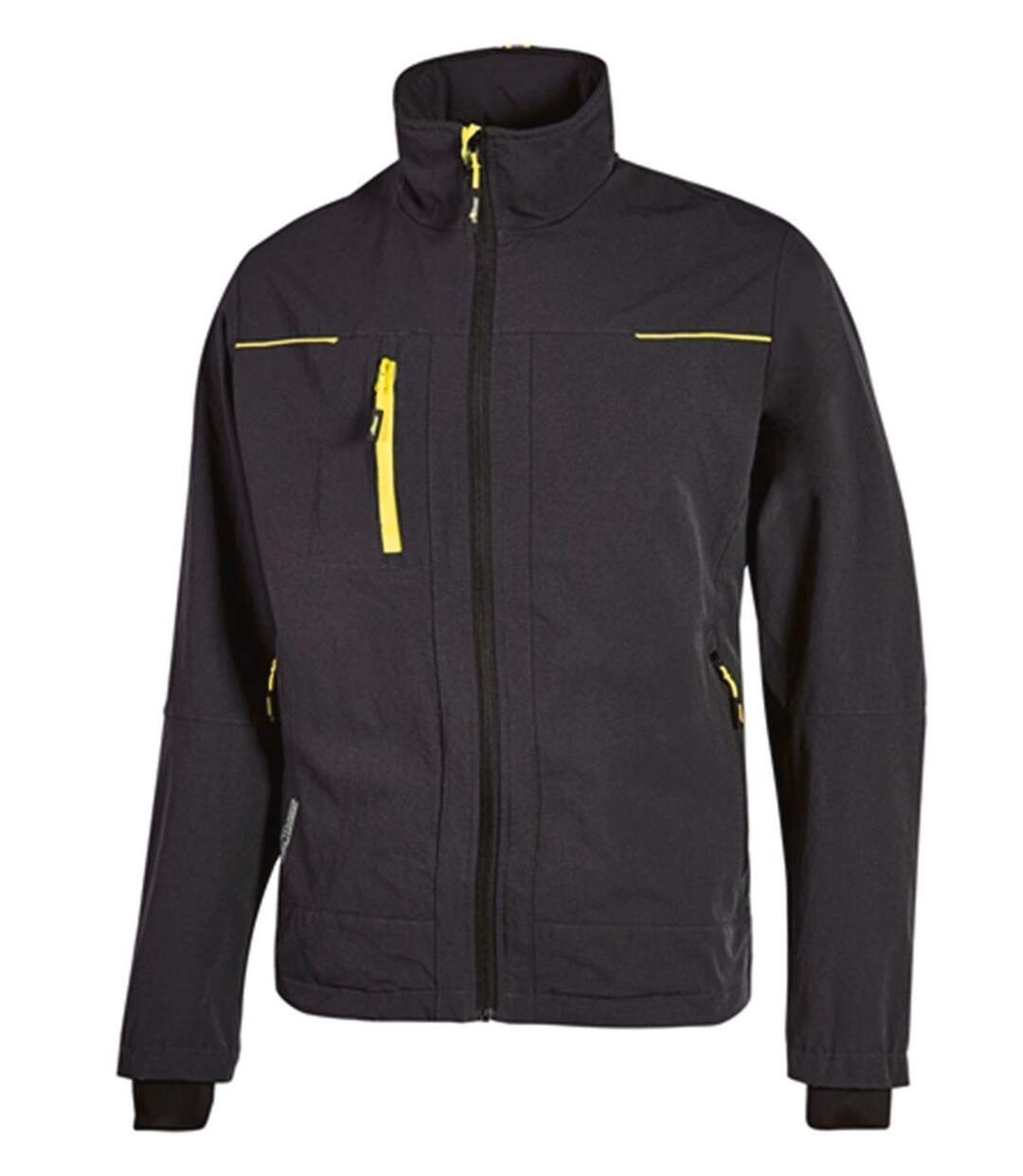 Veste manches longues - Hemme - UPPE178 - noir carbon et jaune