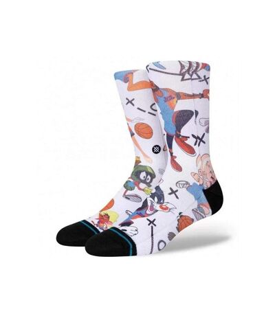 STANCE Chaussettes Homme Microcoton SPACE JAM LOONEY TUNES Blanc Marine