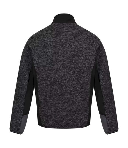 Regatta Mens Coladane IV Full Zip Fleece Jacket (Black/Dark Grey) - UTRG8311