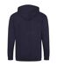 Mens full zip hoodie new french navy Awdis