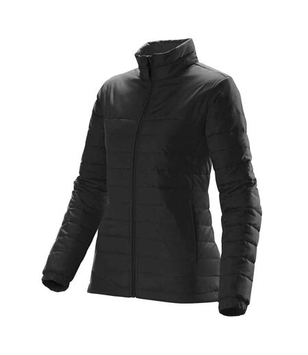 Womens/ladies nautilus quilted pongee jacket black Stormtech