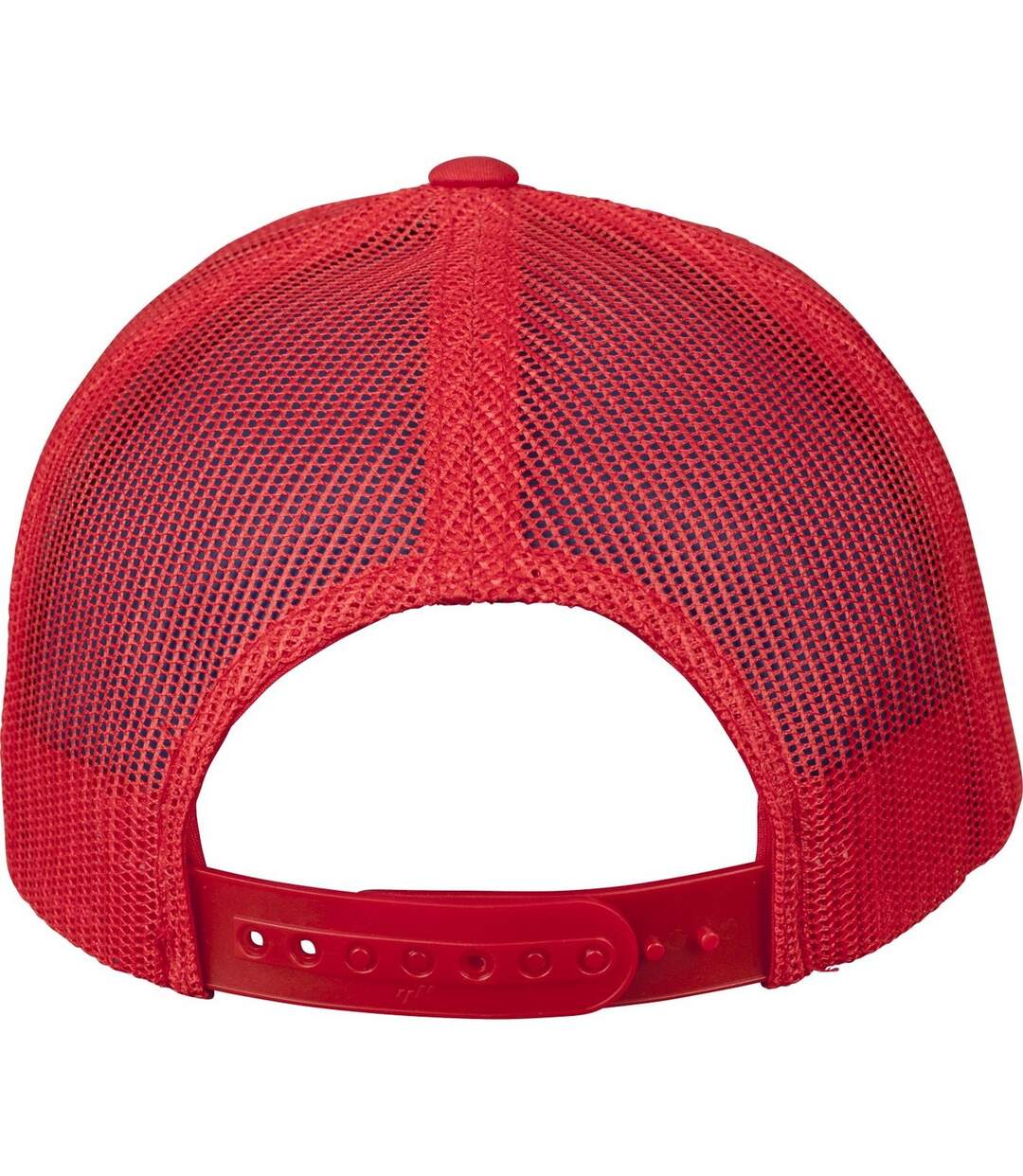 Casquette Trucker The Classic Retro Blanc Rouge Yupoong-2