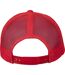 Casquette Trucker The Classic Retro Blanc Rouge Yupoong-2