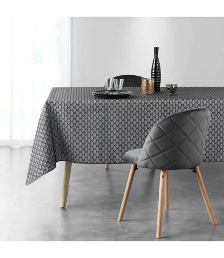 Nappe Imprimée Art Chic 150x240cm Anthracite