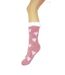 Chausson chaussette femme - Motifs coeurs - Socquettes pantoufles - Bleu