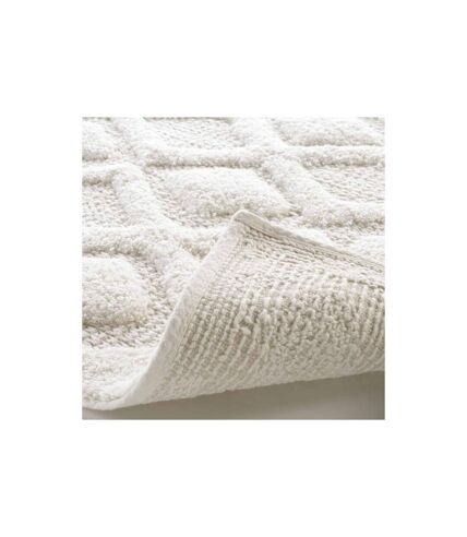 Tapis de Bain Jacquard Nemesis 50x80cm Blanc