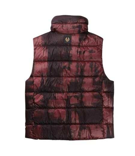 Veste Sans Manches Motif/style Abstrait Laurel Femme Rouge Belstaff