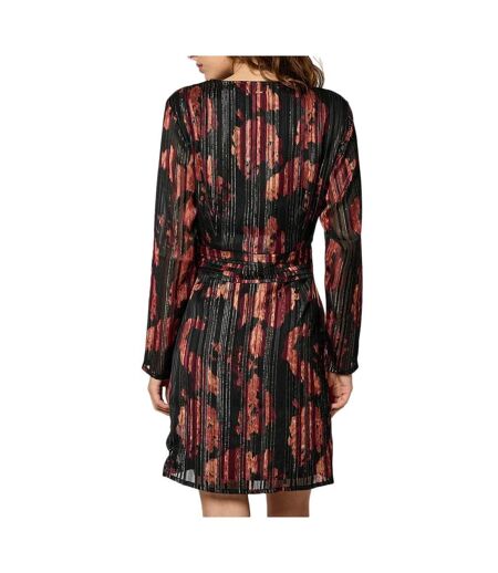 Robe noir/rouge femme kaporal star2