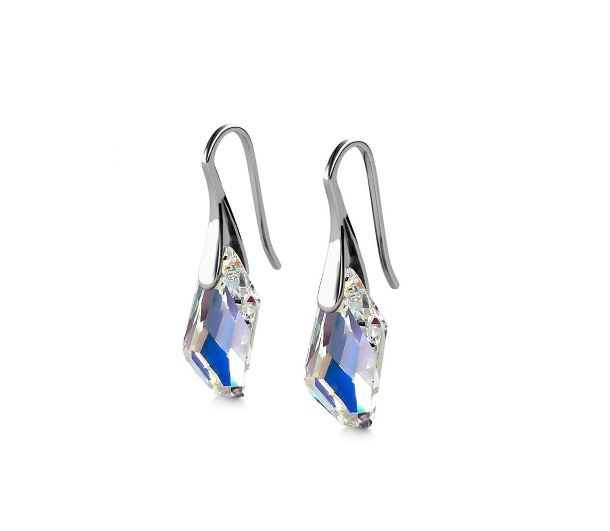 Boucles d'oreilles Ribbon Circlet, Cristal d'Autriche-4