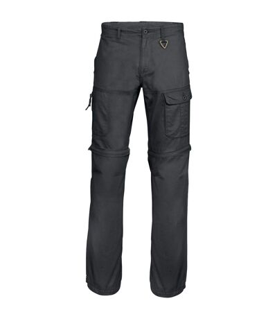Kariban Mens Zip-off Multi-Pocket Work Trousers (Black) - UTRW4228