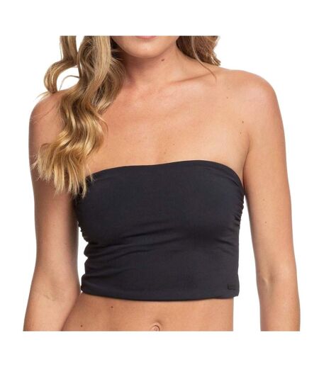 Haut De Bikini Noir Bandeau Femme Roxy Beach Classics - L