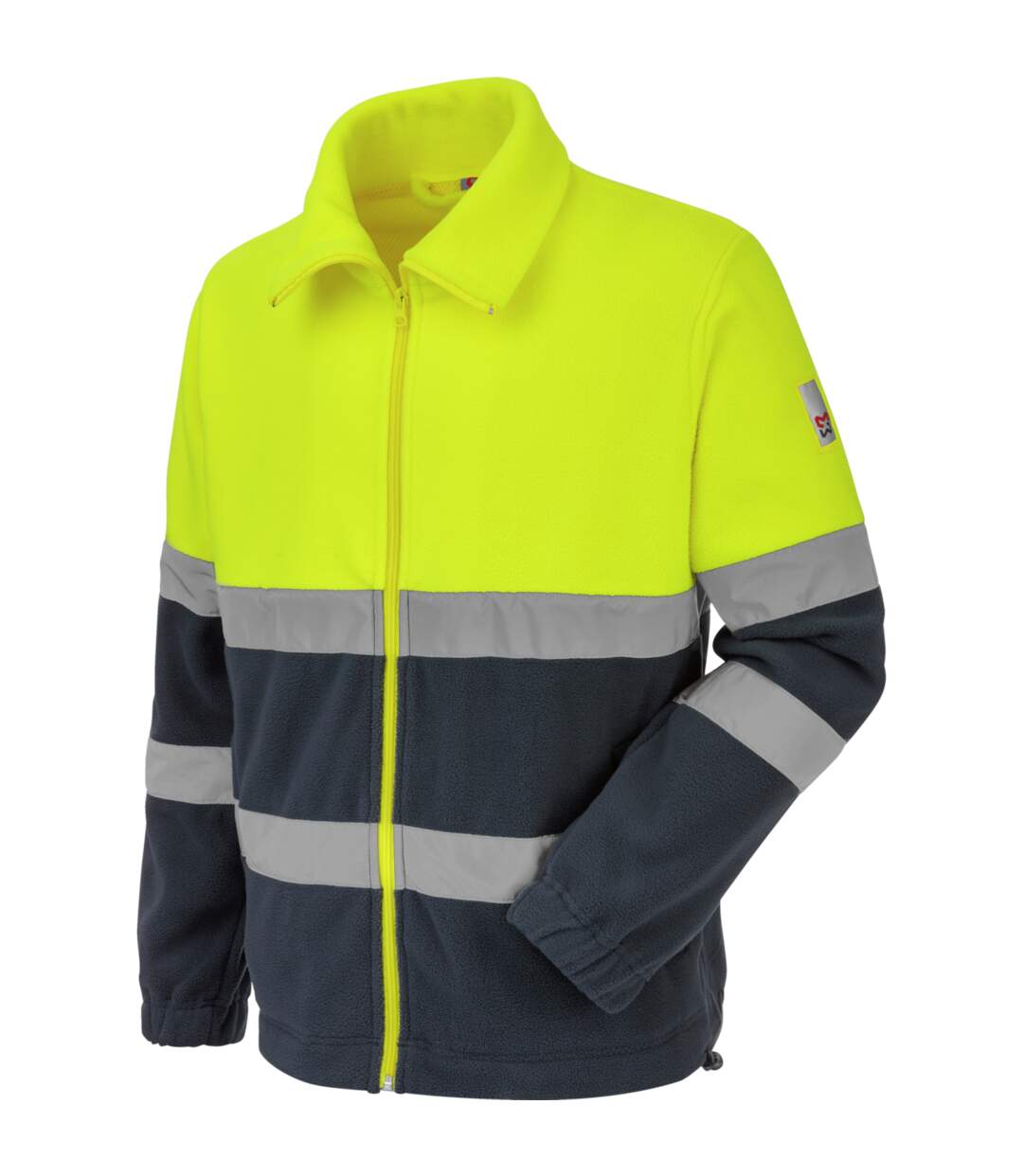 Polaire de travail Würth MODYF haute-visibilité jaune/marine