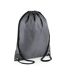 BagBase Budget Water Resistant Sports Gymsac Drawstring Bag (11L) (Graphite Gray) (One Size) - UTRW2550