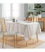 Nappe Jacquard Imprimé Doriane 140x240cm Taupe-4