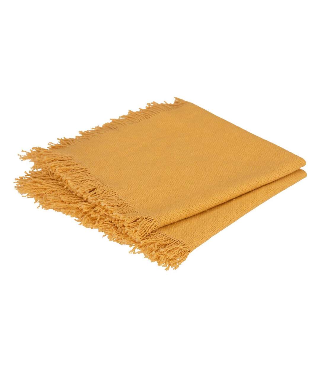 Lot de 2 Serviettes de Table Maha 40x40cm Jaune-1