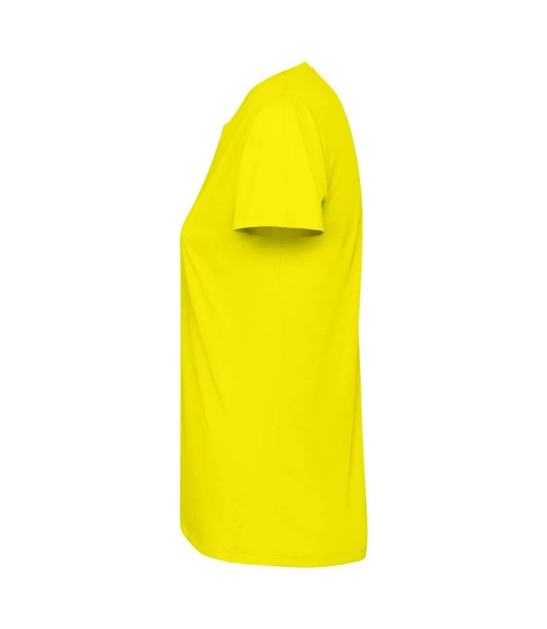 Womens/ladies Estoril Short-sleeved T-shirt Fluorescent Yellow Roly-4