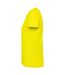 Womens/ladies Estoril Short-sleeved T-shirt Fluorescent Yellow Roly-4