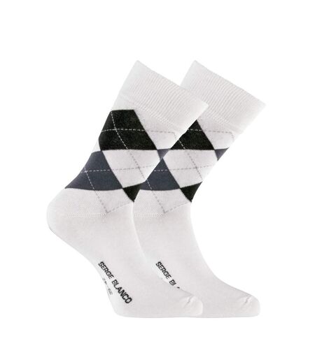 Lot de 6 paires de chaussettes de ville Serge Blanco Losange Serge Blanco