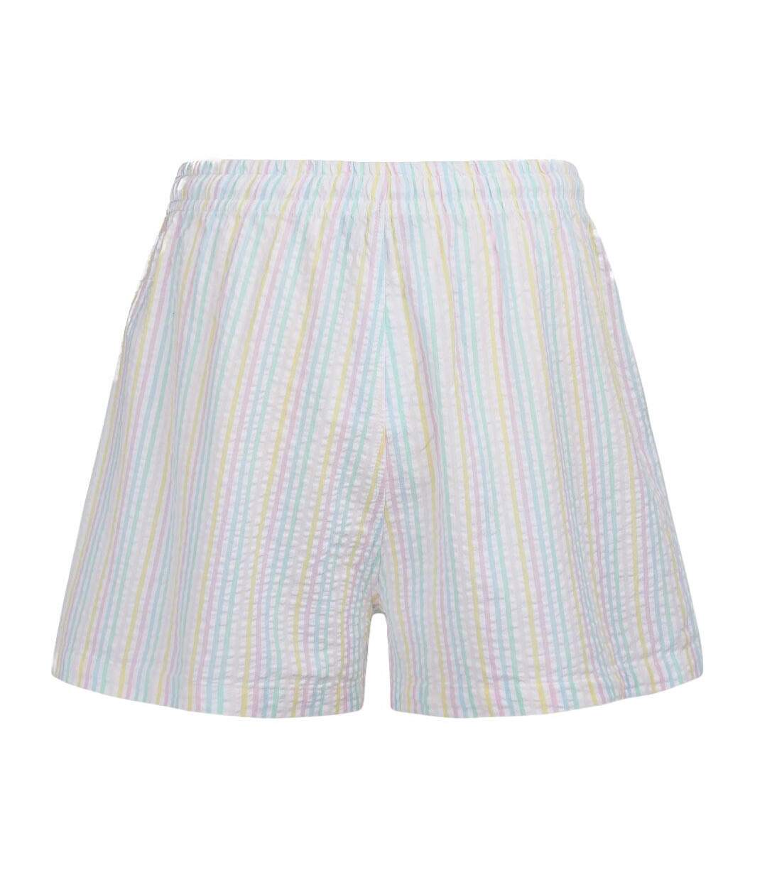 Short à rayures blanc  femme teddy smith sublima-2