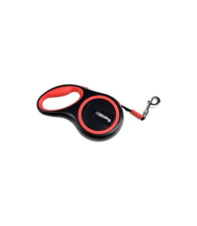 Laisse Rétractable Chien Résistante 20cm Rouge