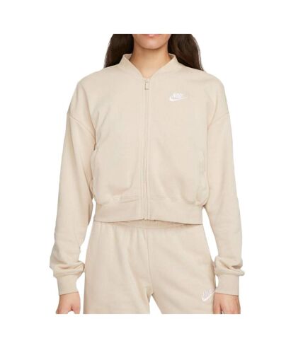 Sweat Beige Femme Nike Club Flc Os - L