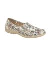 Boulevard Womens/Ladies Side Gusset Summer Casual Shoes (Multi Floral) - UTDF376