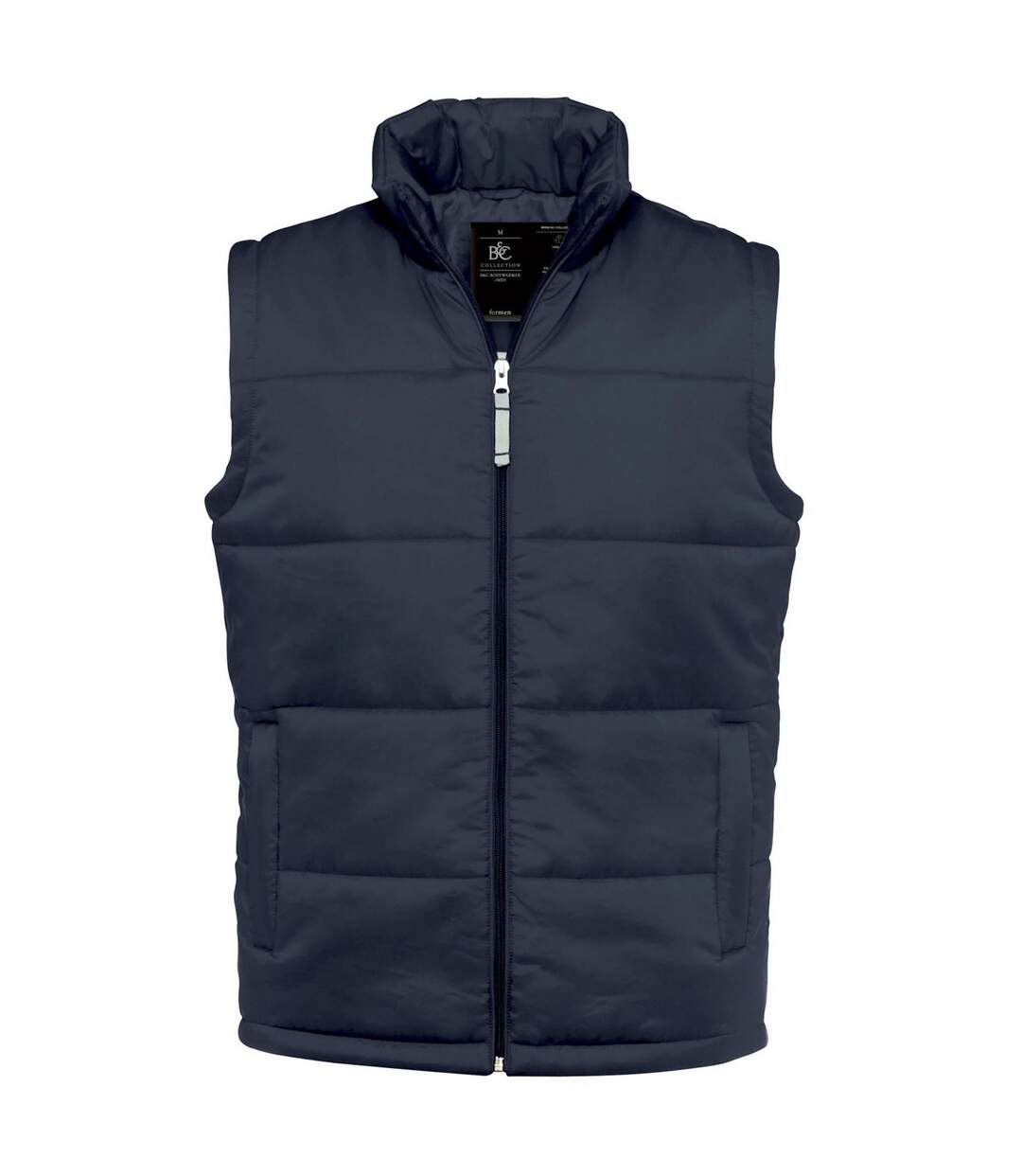 Mens body warmer navy blue B&C