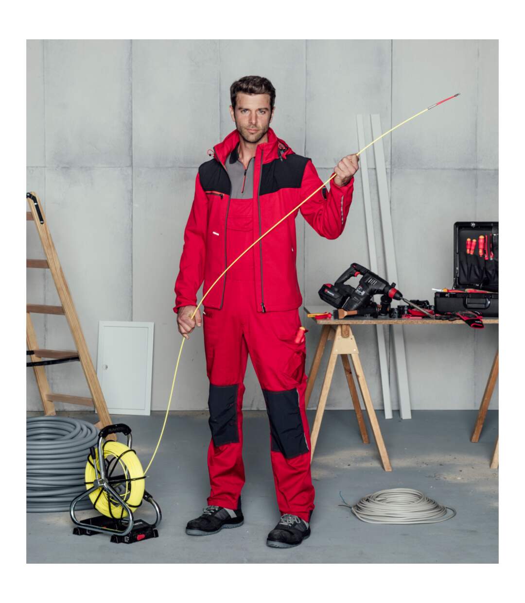 Softshell de travail Stretch X rouge Würth MODYF