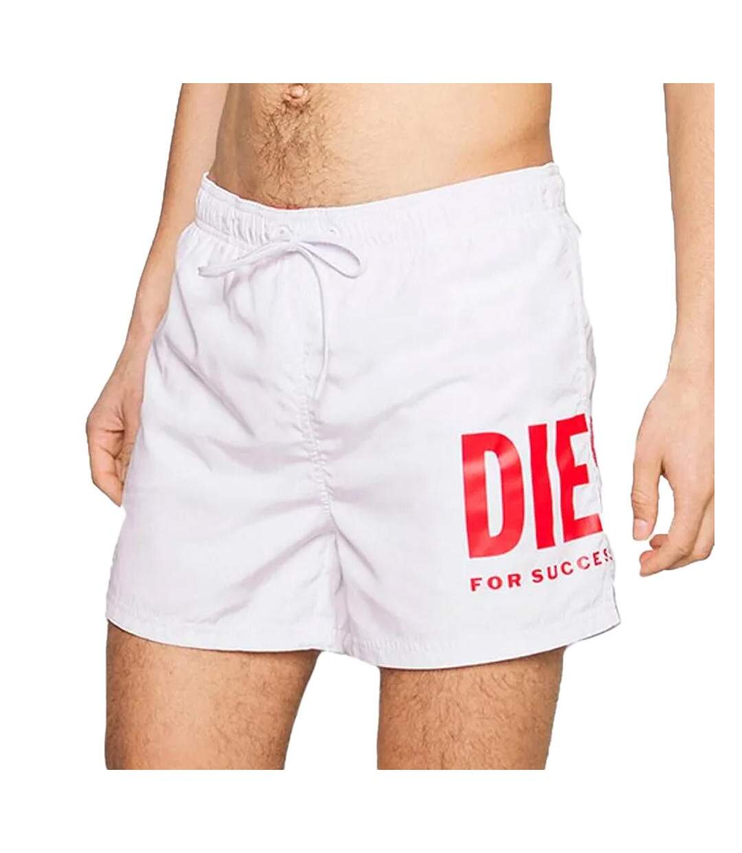 Short de bain Blanc/Rouge Homme Diesel Nico - L-1