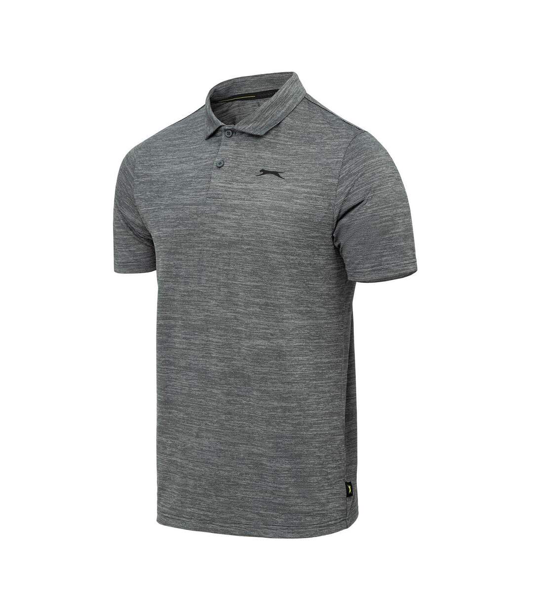 Polo Homme Gris Chiné Slazenger-3