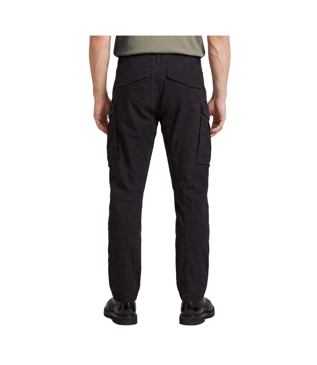 Pantalon fluide cargo noir homme g-star raw regular tapered-2