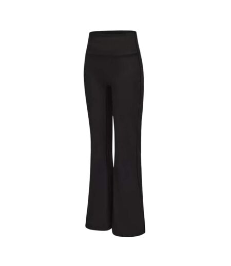 Legging Motif/style Évasé Femme Noir Slazenger