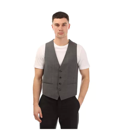 Gilet Huge6 Homme Gris Hugo Boss