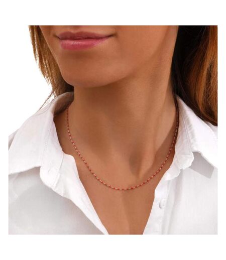 Collier rouge femme clio blue mimi argent - taille unique