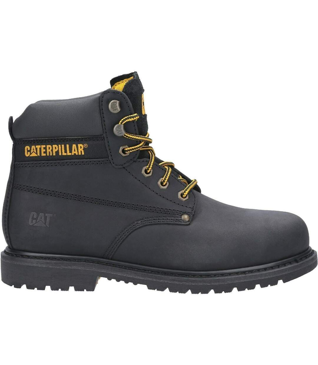 Mens powerplant s3 leather safety boots black Caterpillar-2