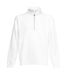 Fruit Of The Loom Mens Zip Neck Sweatshirt (White) - UTBC358-1