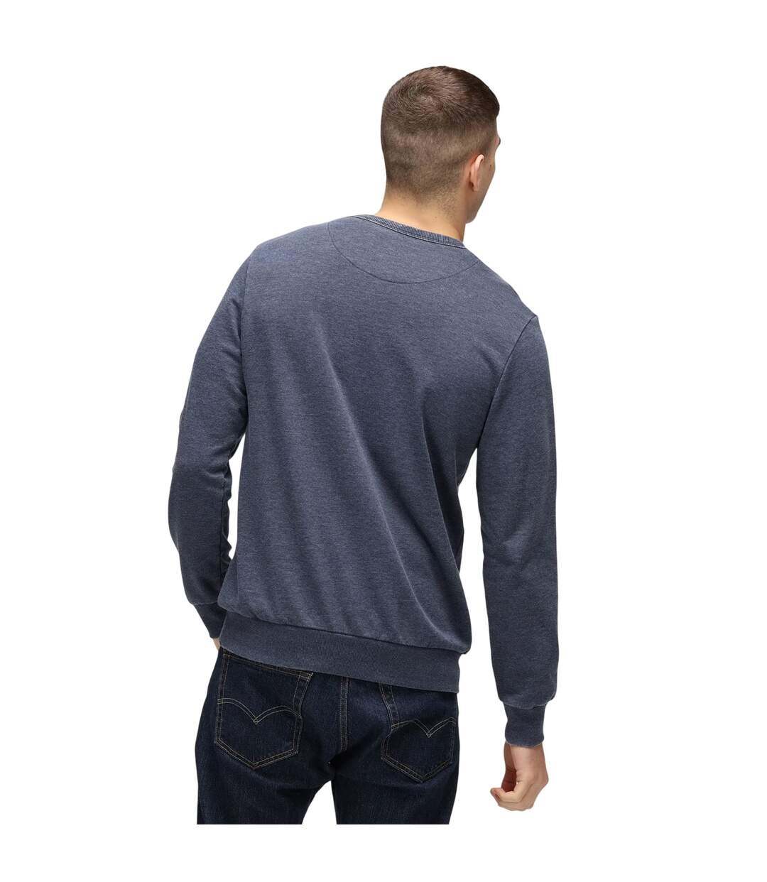 Sweat Motif/style Logo Homme Bleu Goodyear-3