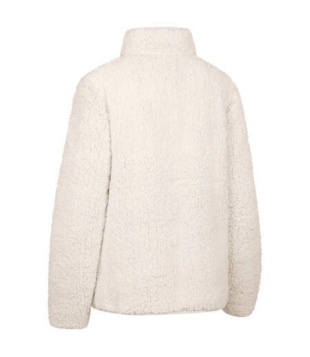 Veste Polaire Unie Et Texturée À Col Montant Feathery Femme Blanc Trespass